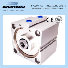 Thin Compact Aluminum Alloy Pneumatic Cylinder Pistons Double Acting Air Cylinder